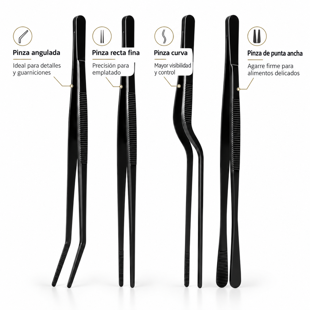 Pinza de Cocina de Precisión – 20 cm