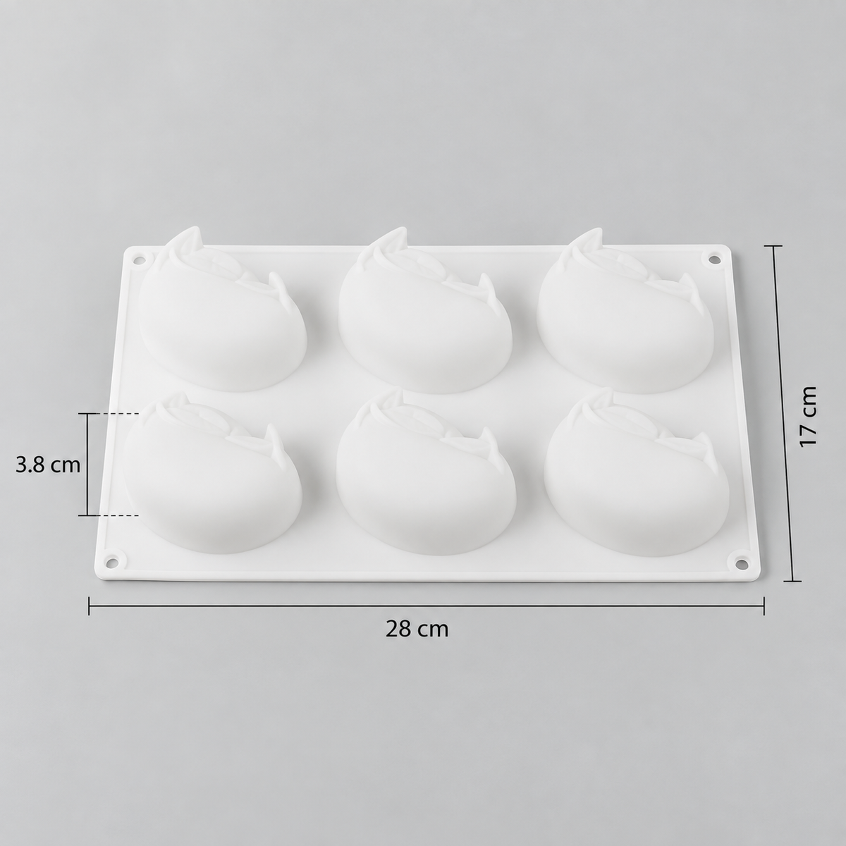 Molde de Silicona Mango – 6 Cavidades