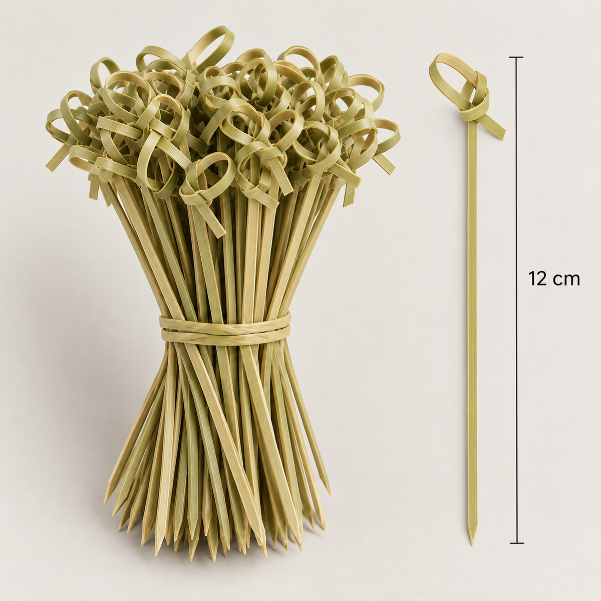 Palillos de Bambú con Nudo – Pack de 100 unidades