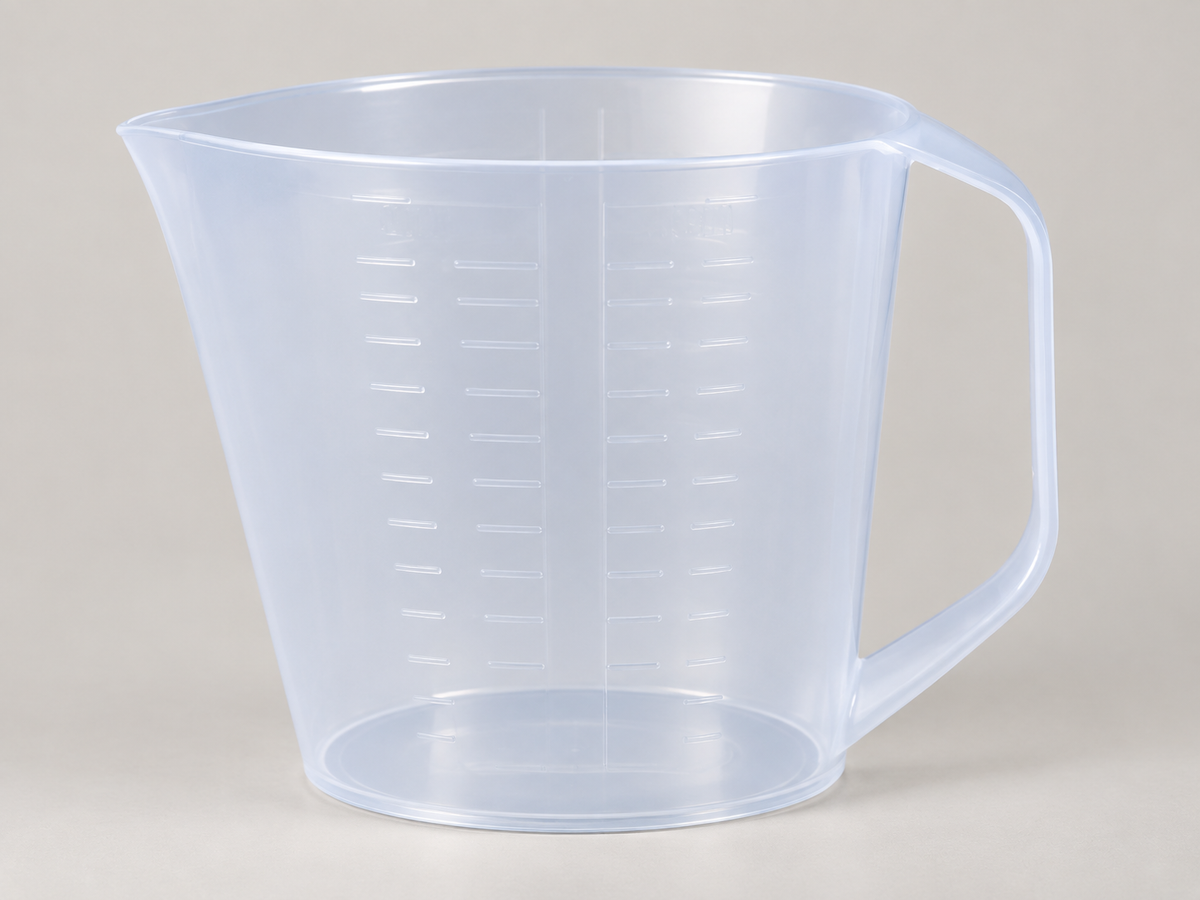 Jarra Graduada de Plástico Basa – 500 ml, 1 L y 2 L